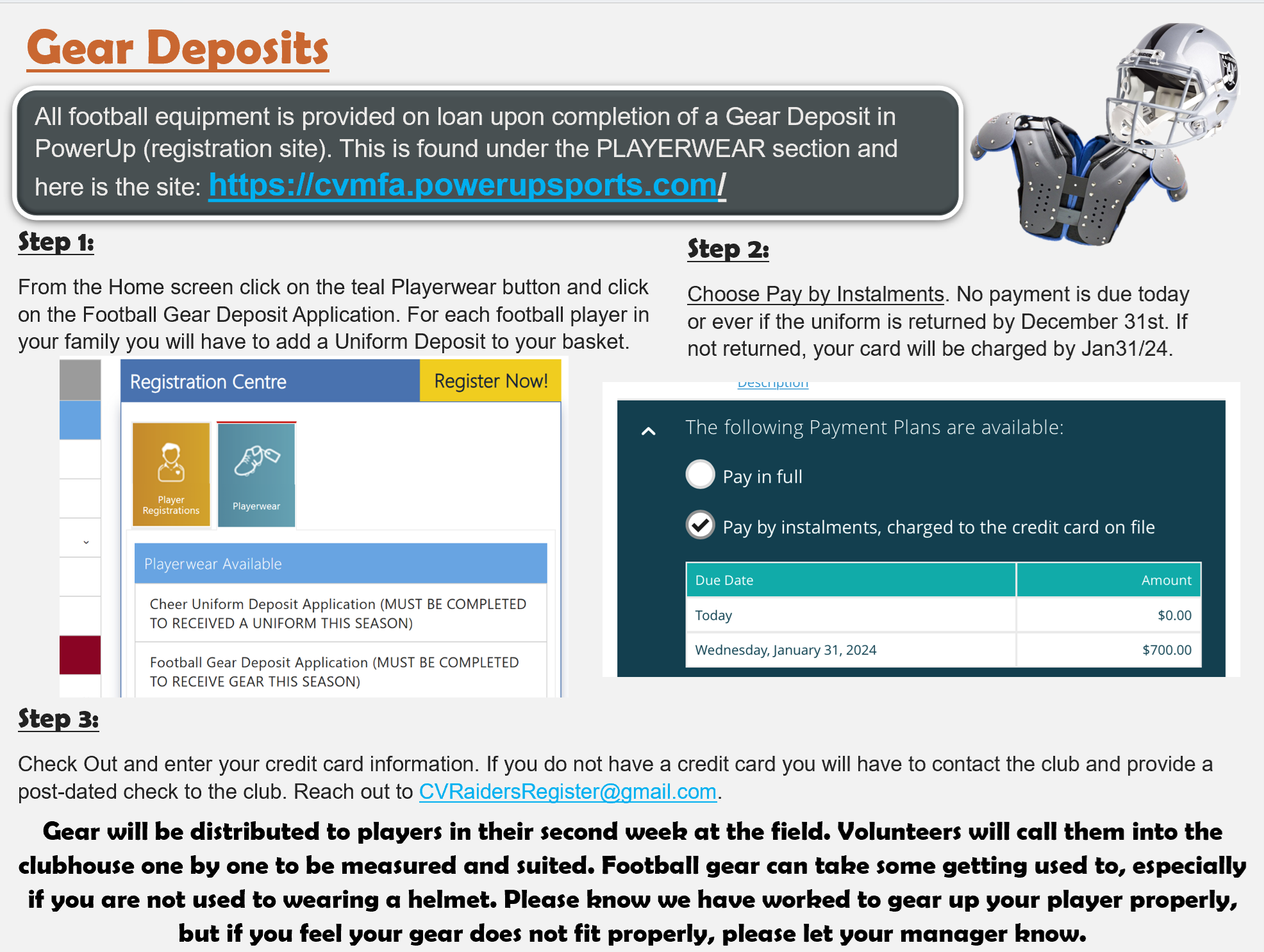 Gear Deposits Gear Deposits