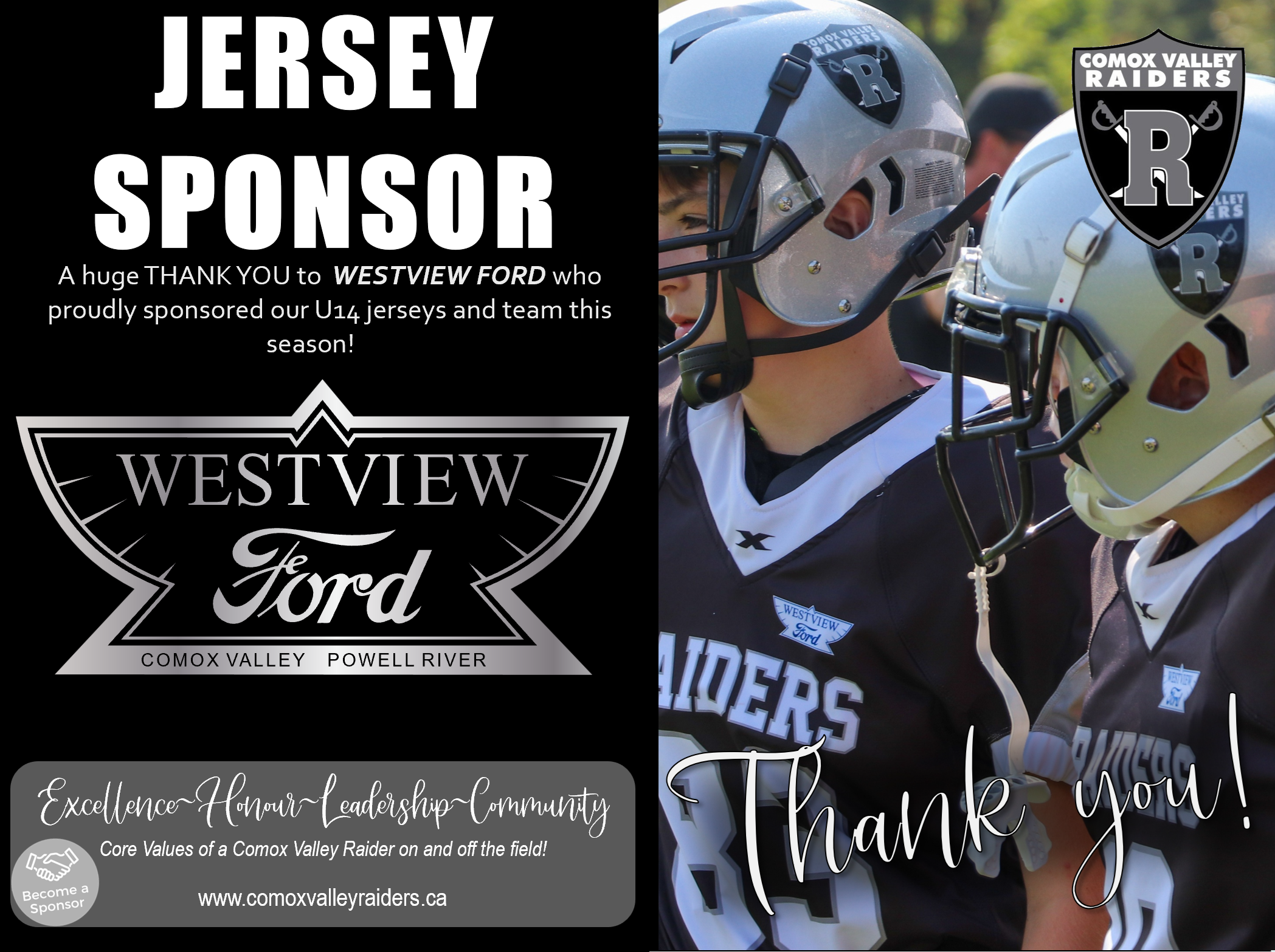 U14 TEAM SPONSOR 2025